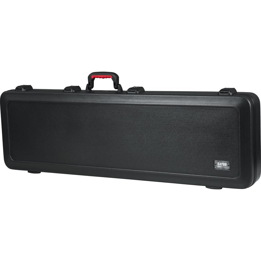 Gator Cases GTSA-GTRBASS-LED TSA Series ATA Molded Case with Built-In LED Light for Electric Bass Guitars