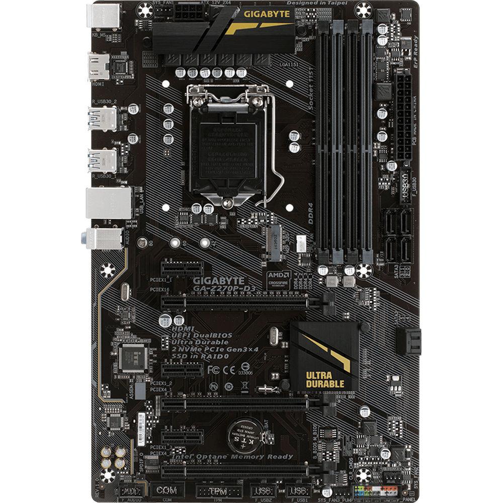 Gigabyte GA-Z270P-D3 Intel Z270 ATX Motherboard