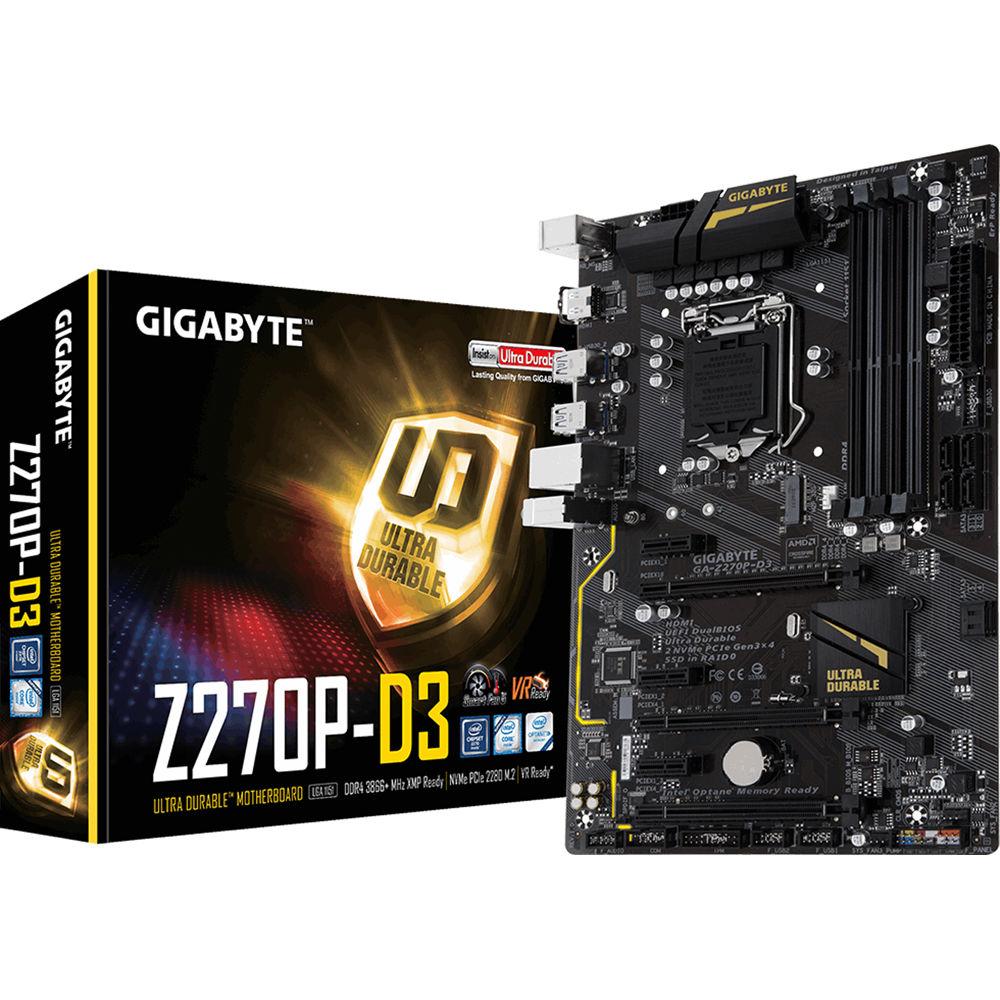 Gigabyte GA-Z270P-D3 Intel Z270 ATX Motherboard