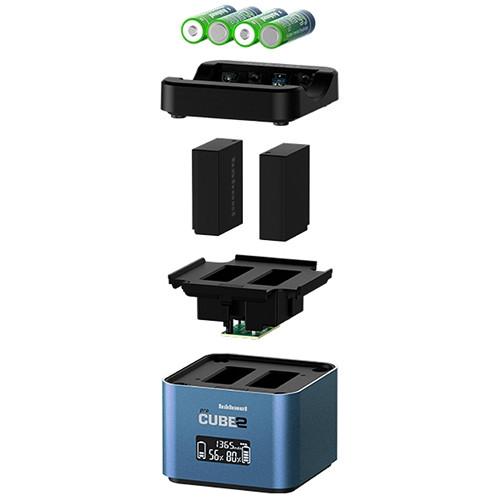 hahnel Professional Charger PROCUBE2 for Select Fujifilm Panasonic Batteries