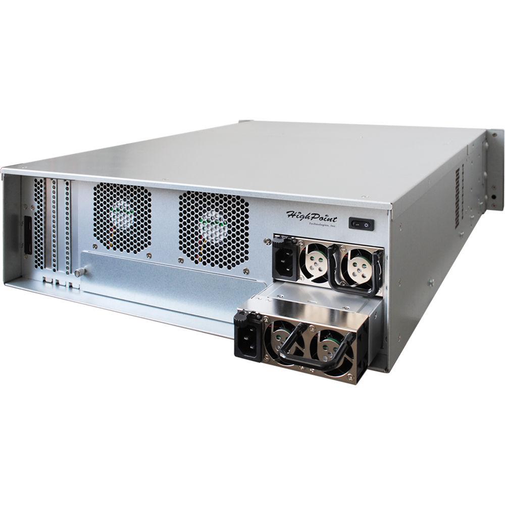 HighPoint RocketStor 6674T 16-Bay Thunderbolt 3 40 Gb s Turbo RAID 3 RU Storage Enclosure