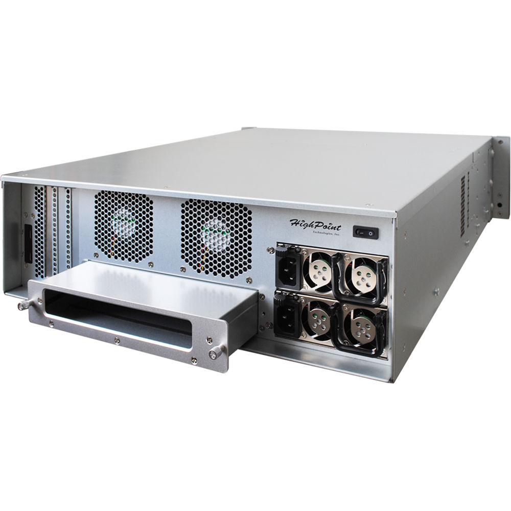 HighPoint RocketStor 6674T 16-Bay Thunderbolt 3 40 Gb s Turbo RAID 3 RU Storage Enclosure