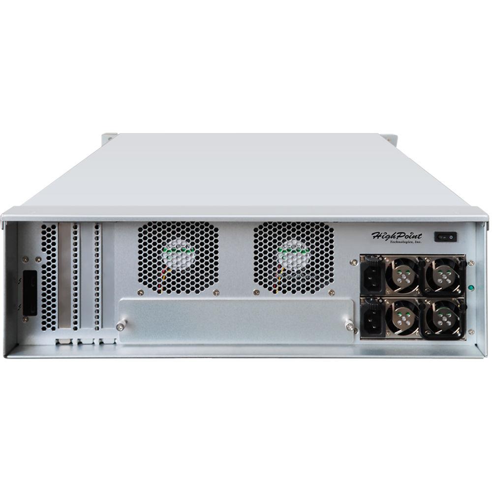 HighPoint RocketStor 6674T 16-Bay Thunderbolt 3 40 Gb s Turbo RAID 3 RU Storage Enclosure
