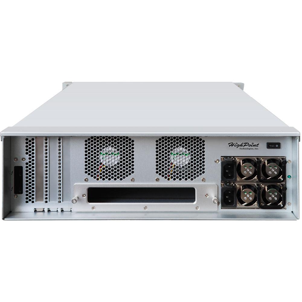 HighPoint RocketStor 6674T 16-Bay Thunderbolt 3 40 Gb s Turbo RAID 3 RU Storage Enclosure