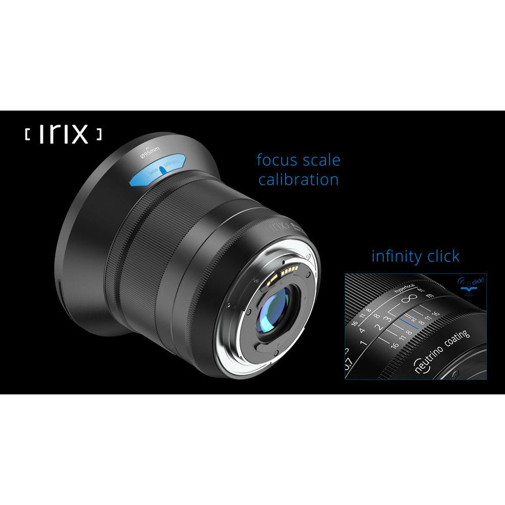 IRIX 15mm f 2.4 Firefly Lens for Canon EF