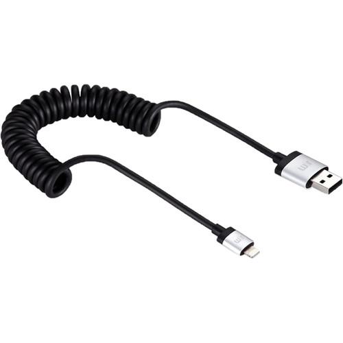 Just Mobile Highway Max USB Car Charger with Coiled Lightning Cable