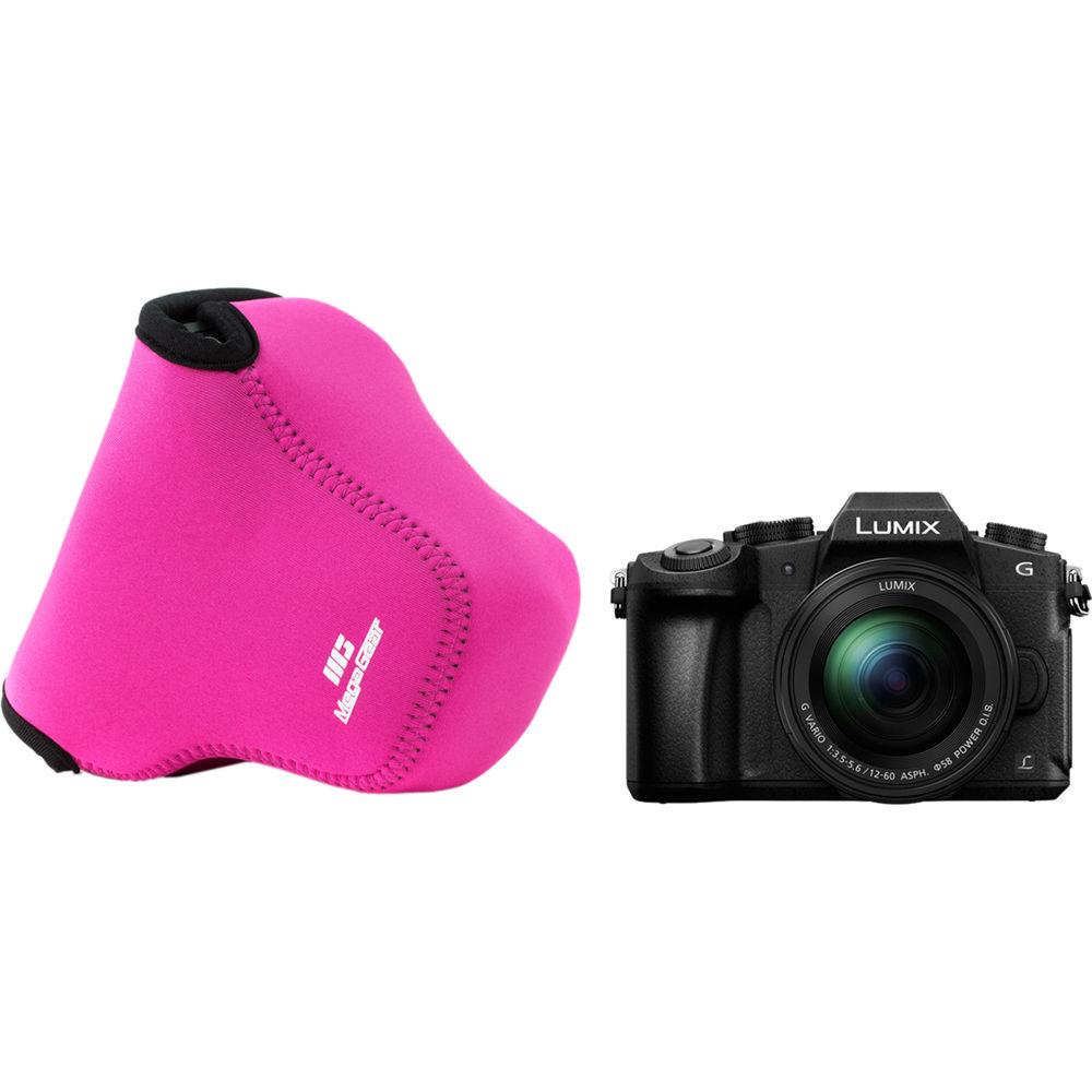 MegaGear MG890 Ultra Light Neoprene Case with Carabiner for Panasonic LUMIX DMC-G85