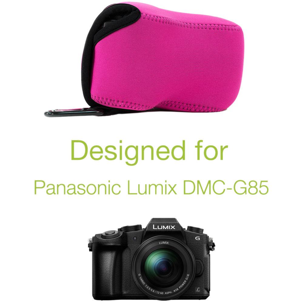 MegaGear MG890 Ultra Light Neoprene Case with Carabiner for Panasonic LUMIX DMC-G85