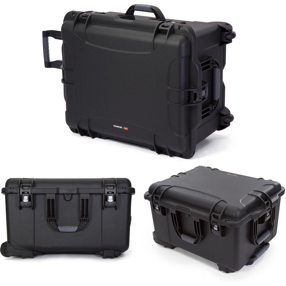 Nanuk 960 Waterproof Hard Case with Wheels for Black Magic URSA