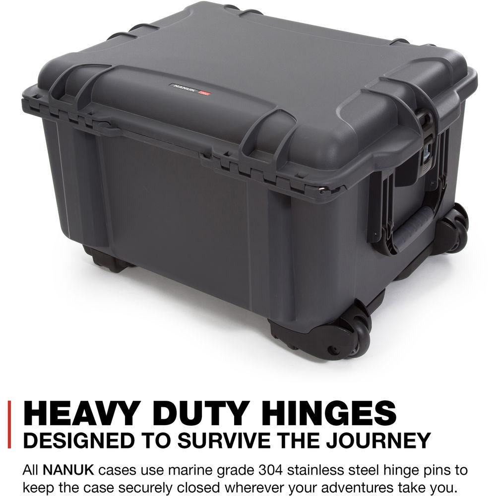 Nanuk 960 Waterproof Hard Case with Wheels for Black Magic URSA