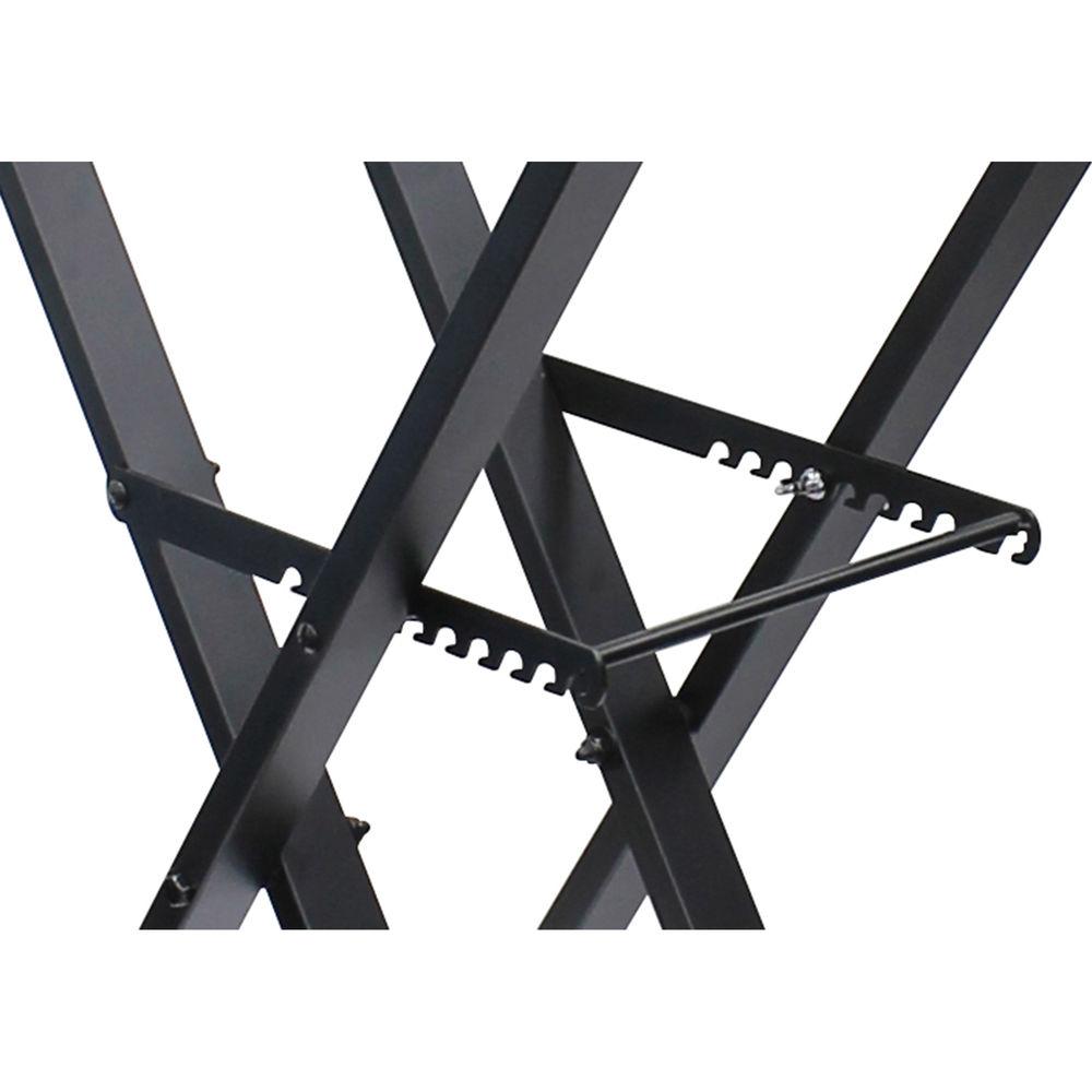 Odyssey Innovative Designs X-Stand Combo Dual-Tier Heavy-Duty Folding Stand with Microphone Boom & Laptop Gear Shelf