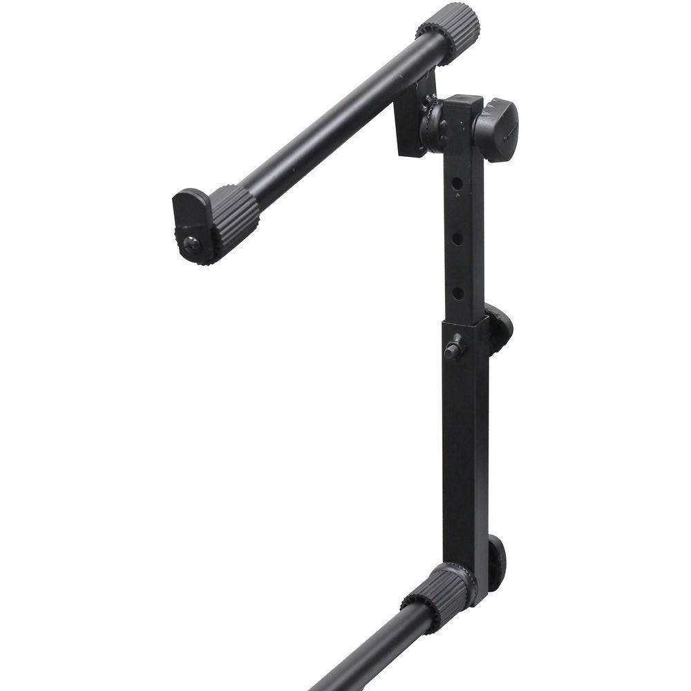 Odyssey Innovative Designs X-Stand Combo Dual-Tier Heavy-Duty Folding Stand with Microphone Boom & Laptop Gear Shelf