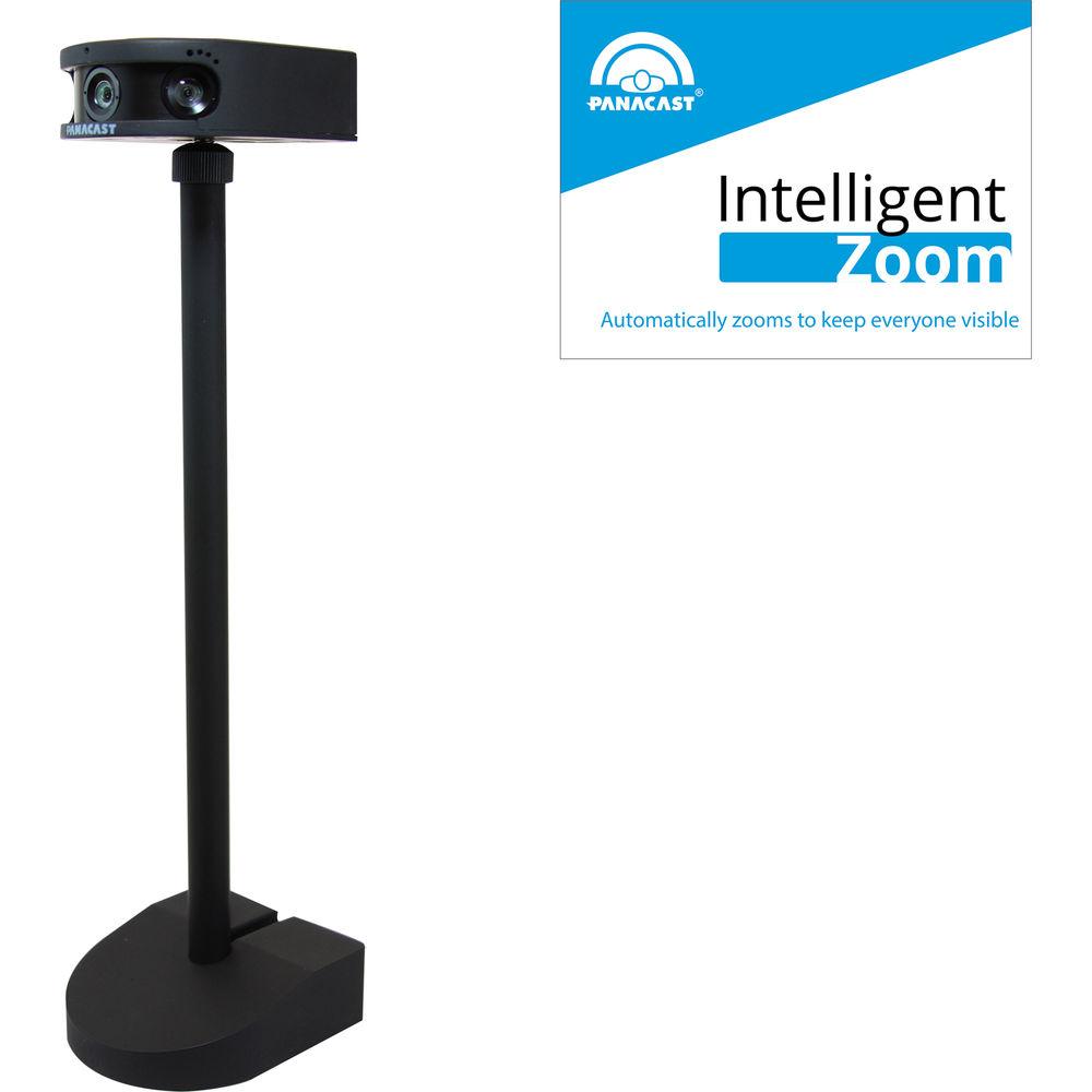 PanaCast Intelligent Zoom Enabled PanaCast 2 Camera with Table Stand