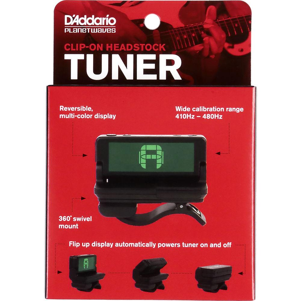 Planet Waves Clip-On Headstock Tuner