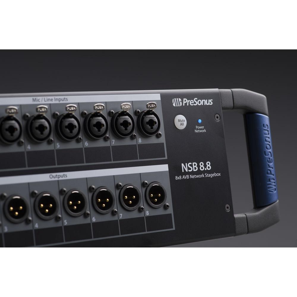 PreSonus NSB 8.8 - 8 x 8 AVB-Networked Stage Box