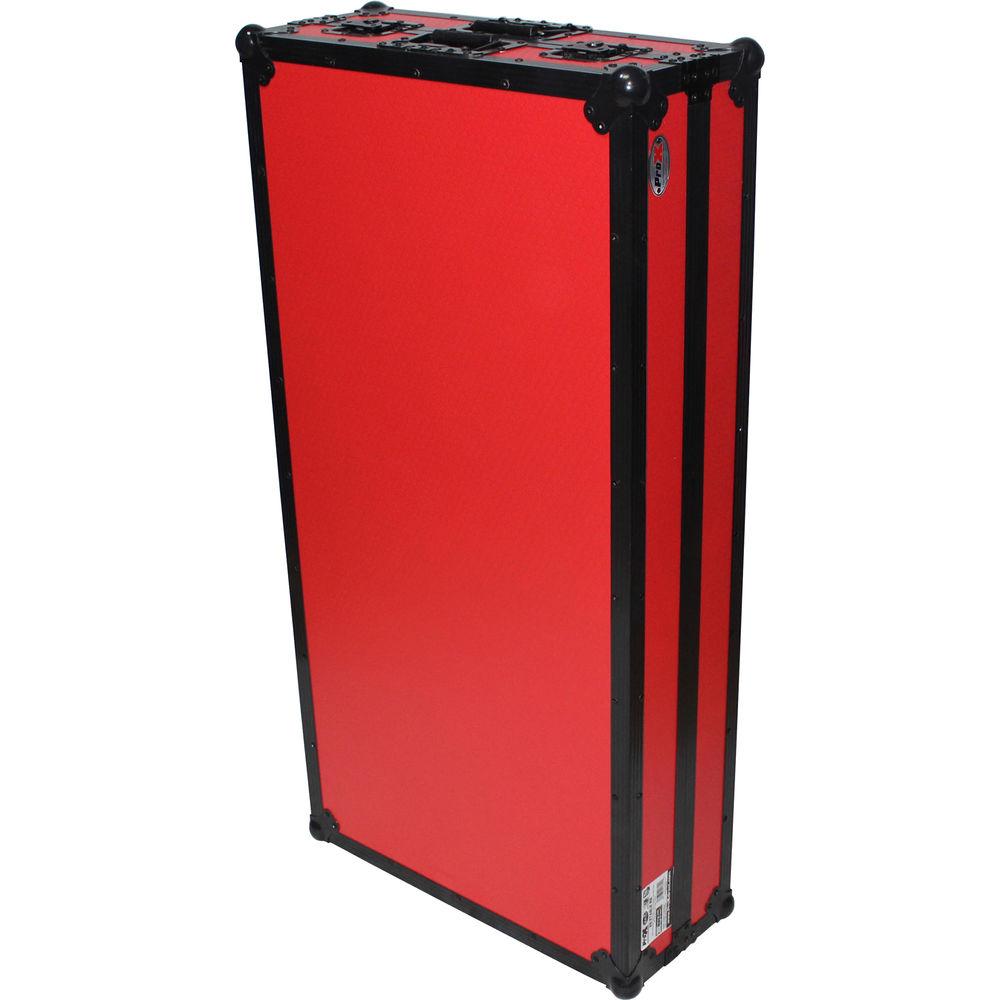 ProX Portable Z-Style DJ Table Flight Case with Handles & Wheels