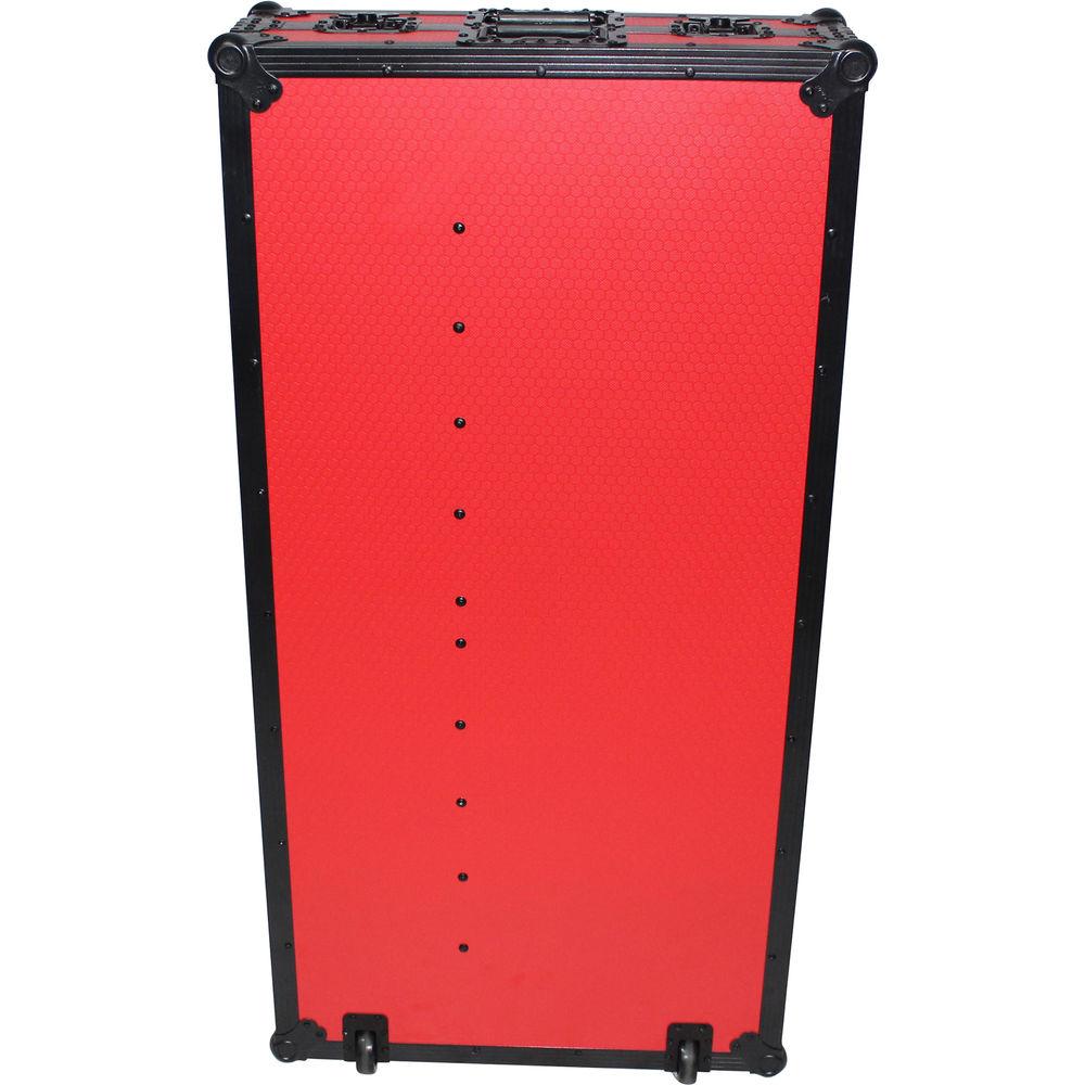 ProX Portable Z-Style DJ Table Flight Case with Handles & Wheels