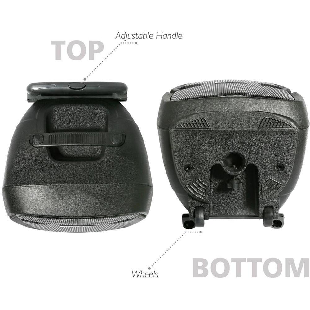 Pyle Pro PPHP1241WMU Portable 12" 2-Way 1000W Wireless and Bluetooth-Enabled PA System