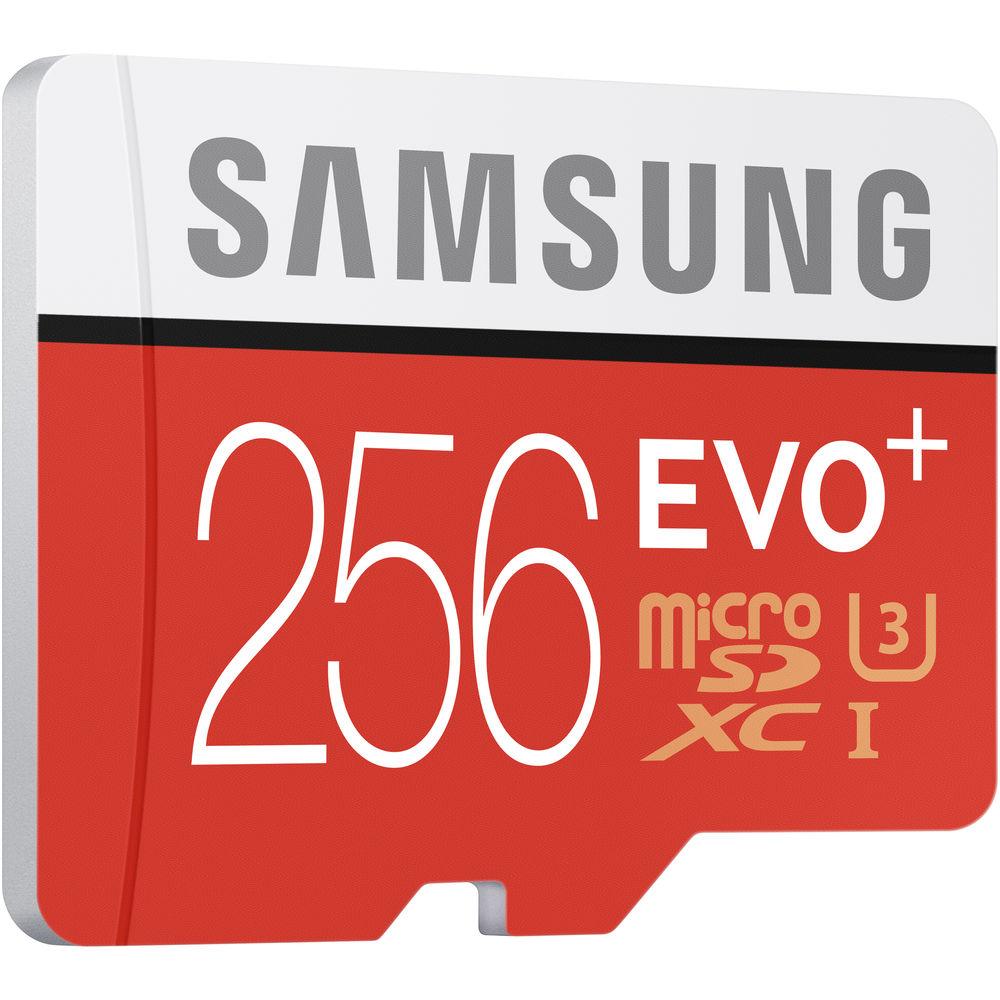 Samsung 256GB EVO microSDXC Memory Card with SD Adapter