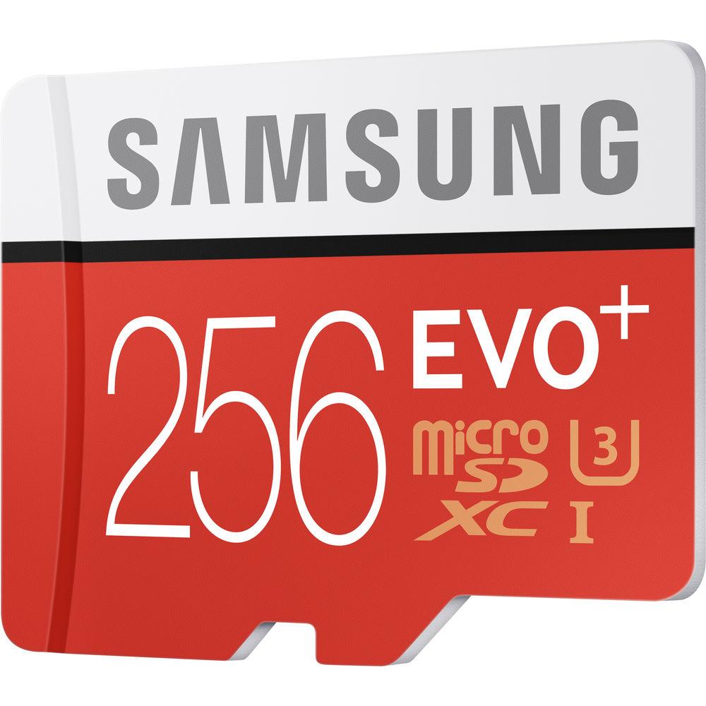 Samsung 256GB EVO microSDXC Memory Card with SD Adapter