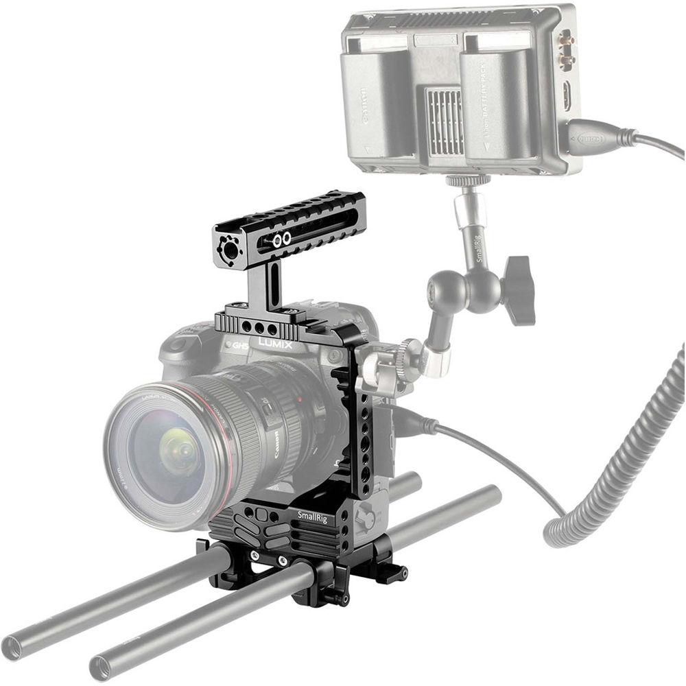 SmallRig 2025 Professional Half Cage for Panasonic LUMIX GH5 with Battery Grip