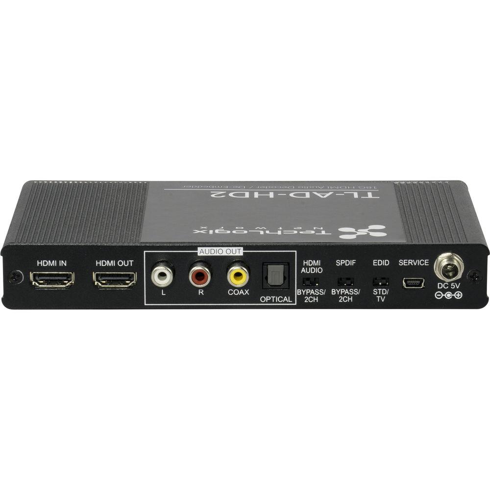 TechLogix Networx HDMI Audio De-Embedder and Decoder