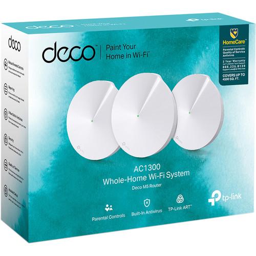 TP-Link Deco M5 AC1300 MU-MIMO Dual-Band Whole Home Wi-Fi System