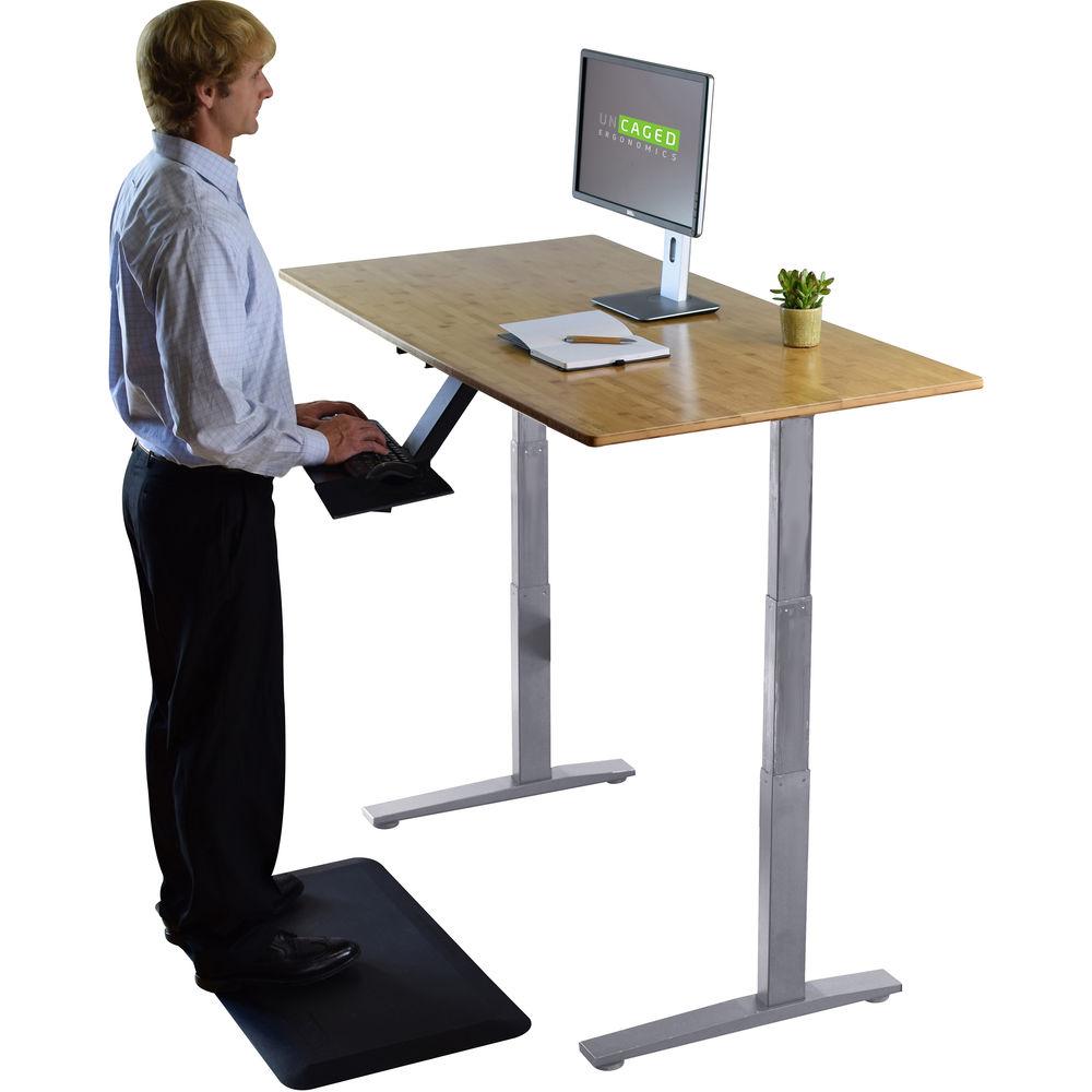 Uncaged Ergonomics 48x30" Bamboo Electric Standing Desk