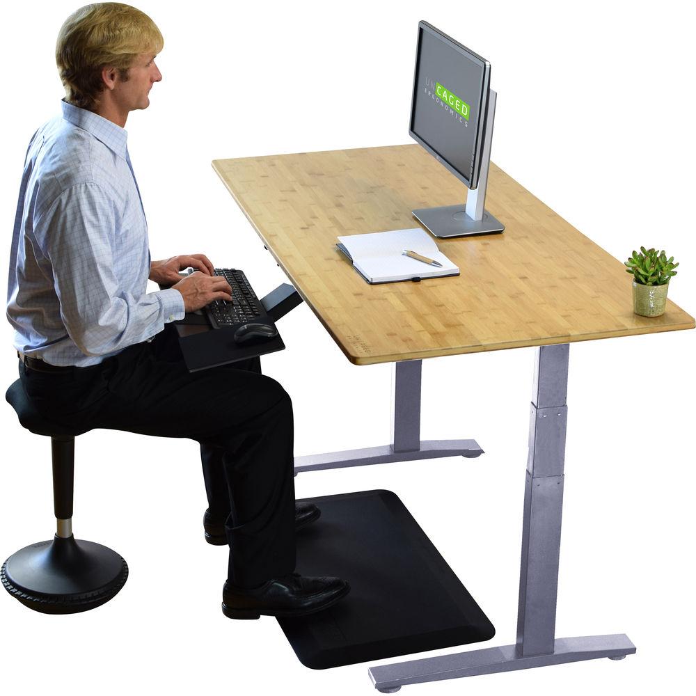 Uncaged Ergonomics 48x30" Bamboo Electric Standing Desk