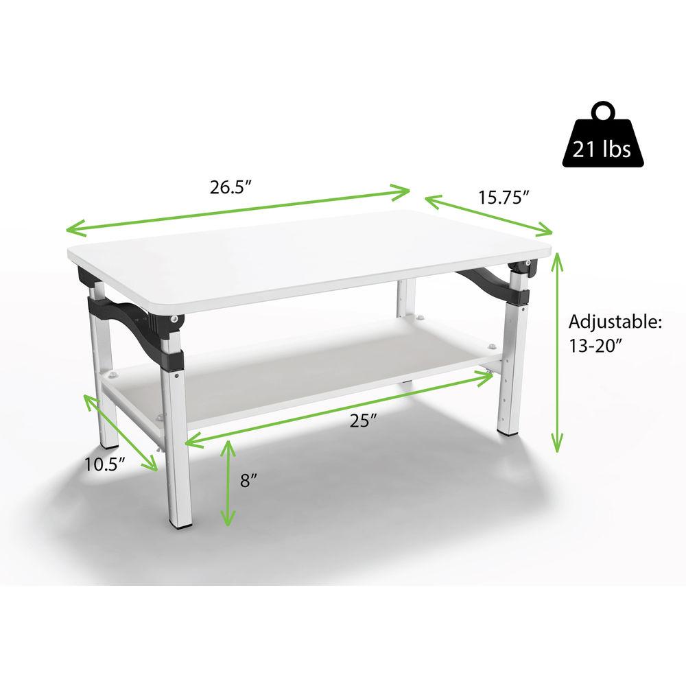 Uncaged Ergonomics Lift Adjustable Height Monitor Stand