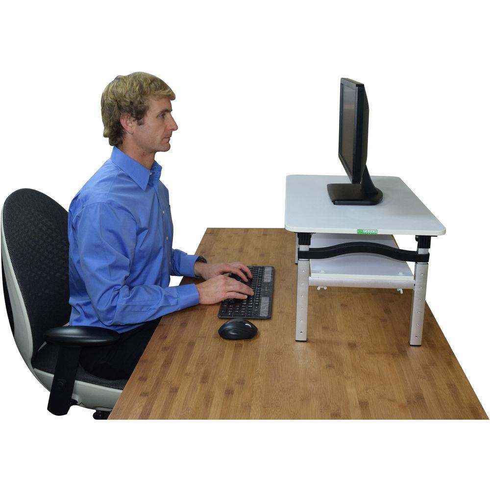 Uncaged Ergonomics Lift Adjustable Height Monitor Stand