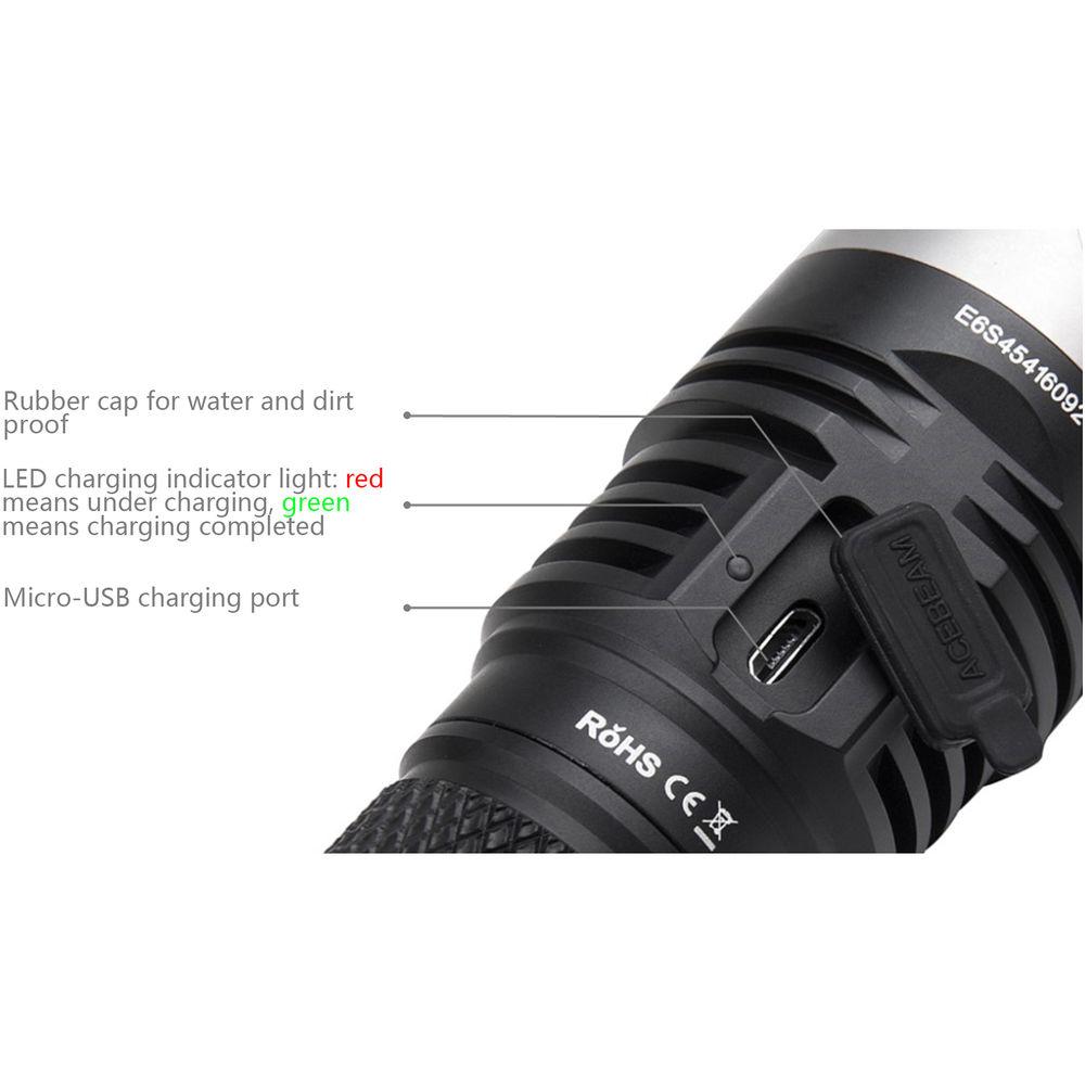 Acebeam EC50 Gen III Rechargeable LED Flashlight
