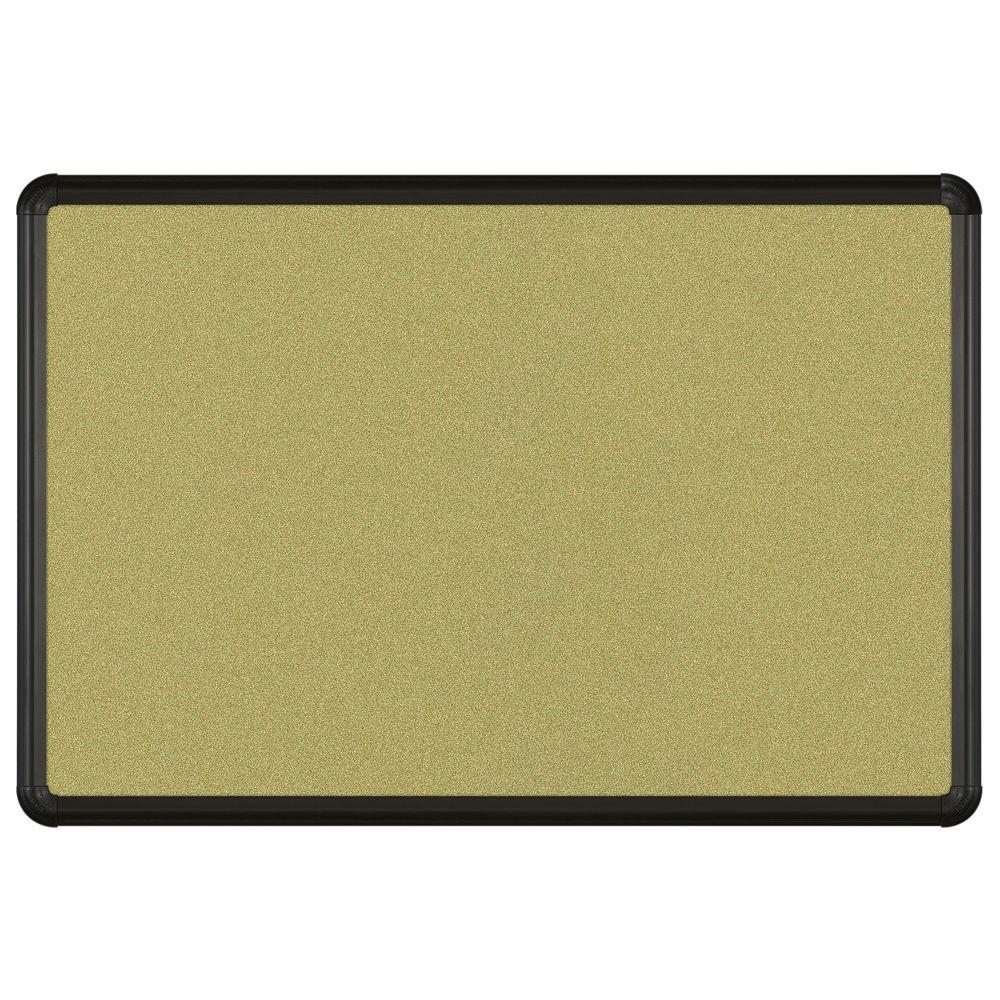 Best Rite Splash-Cork Tackboard with Black Presidential Trim