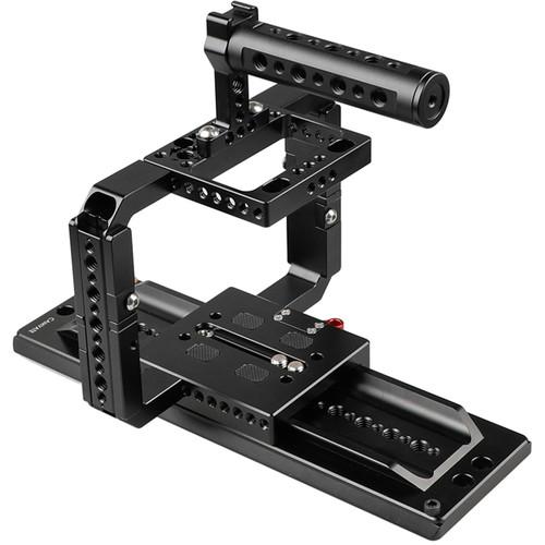 CAMVATE Full Frame Cage Rig with ARRI Sliding Dovetail Plate for RED DSMC2 Cameras