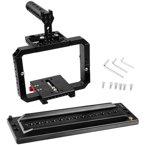 CAMVATE Full Frame Cage Rig with ARRI Sliding Dovetail Plate for RED DSMC2 Cameras