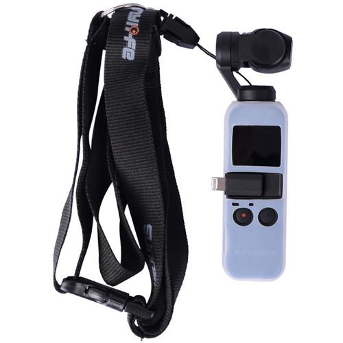DigitalFoto Solution Limited Silicone Case With Lanyard Neck Strap For DJI Osmo Pocket