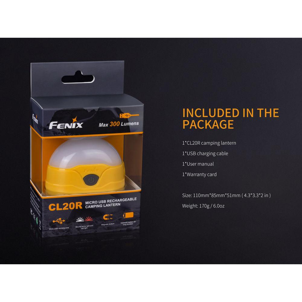 Fenix Flashlight CL20R Rechargeable Camping Lantern