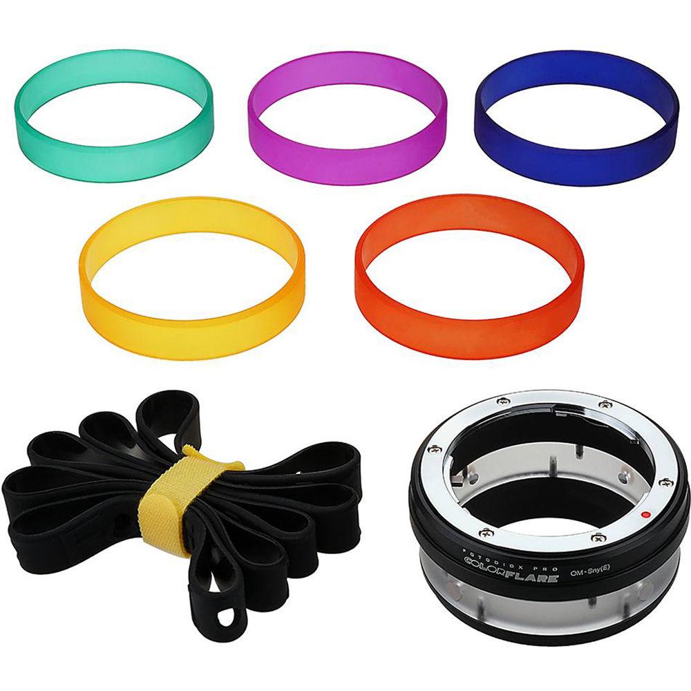 FotodioX ArtFX ColorFlare Sony E-Mount to Olympus OM Lens Adapter