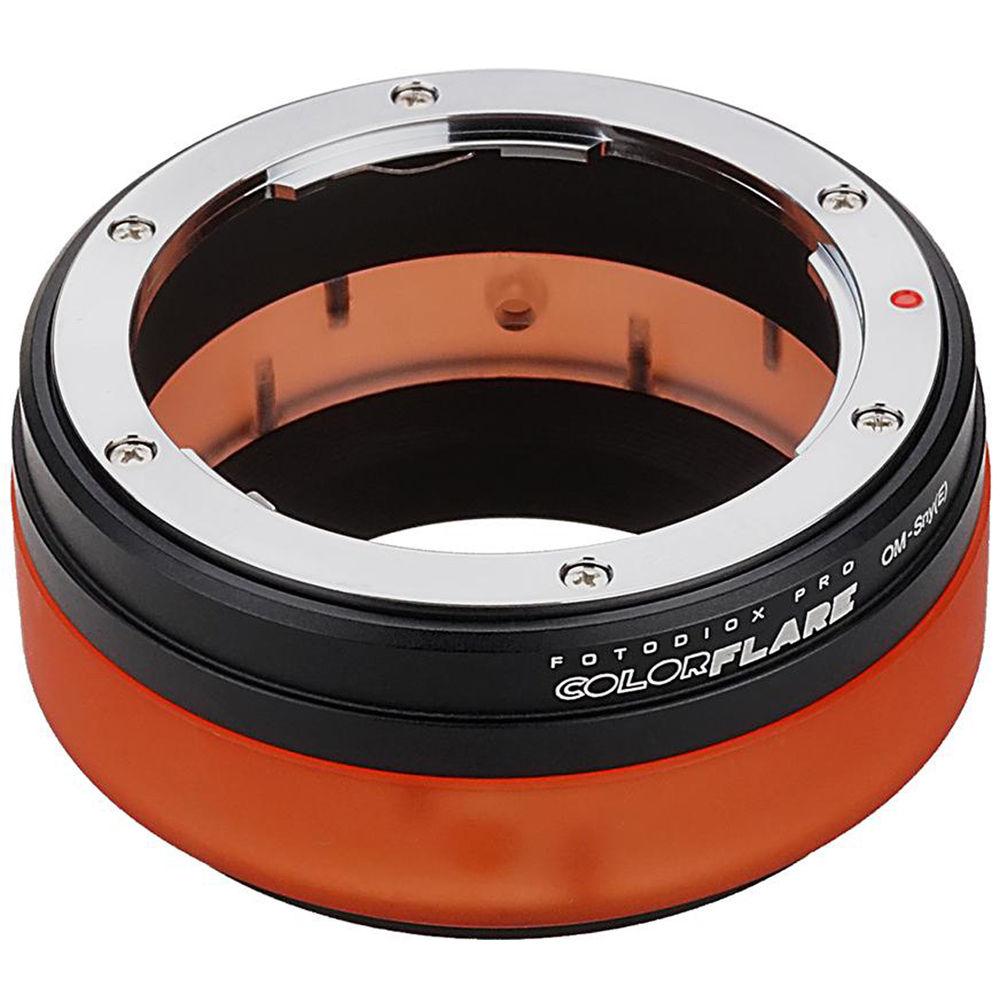 FotodioX ArtFX ColorFlare Sony E-Mount to Olympus OM Lens Adapter