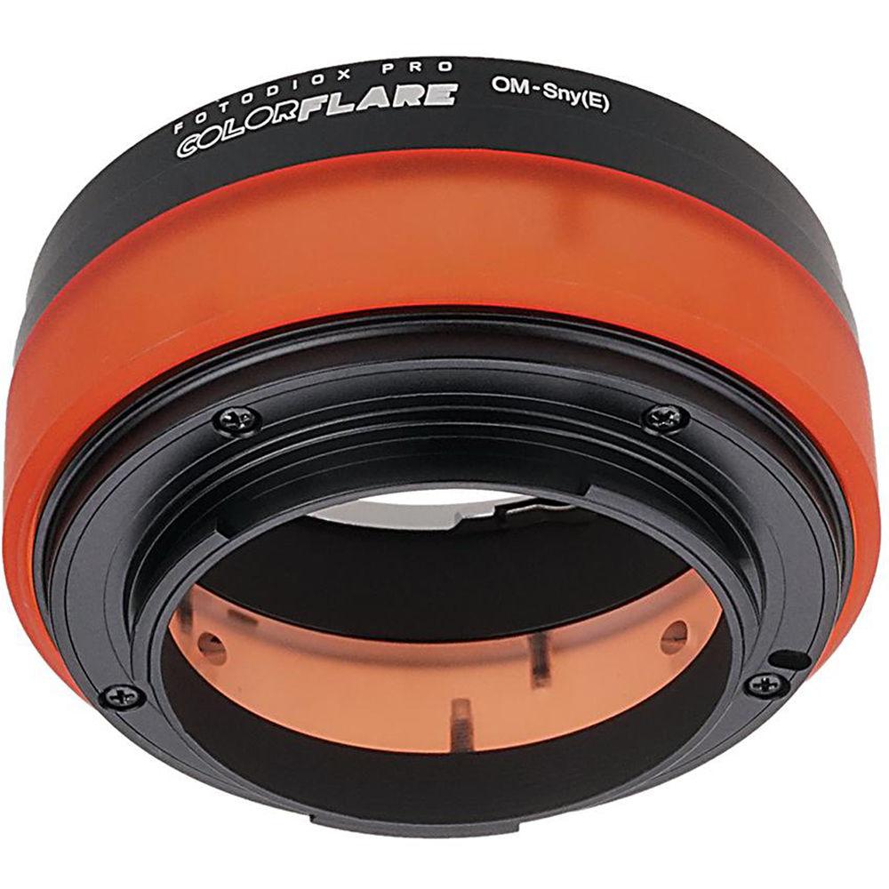 FotodioX ArtFX ColorFlare Sony E-Mount to Olympus OM Lens Adapter