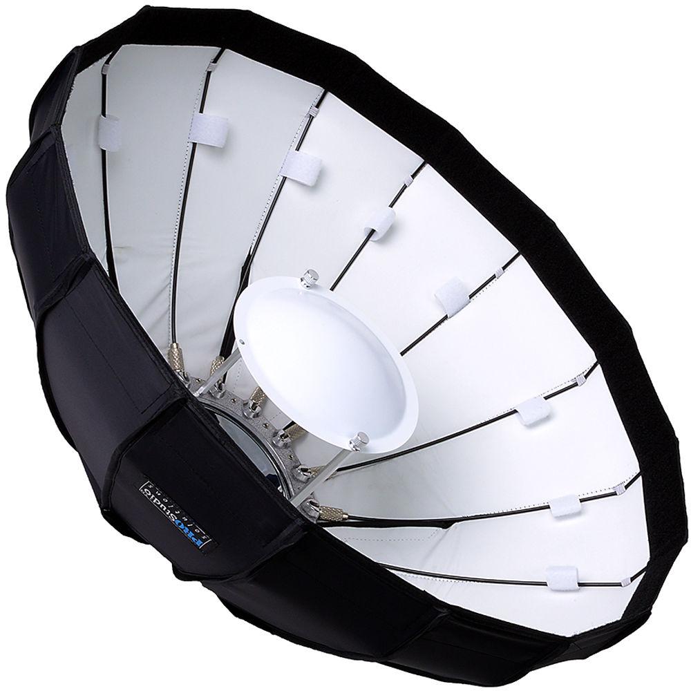 FotodioX EZ-Pro Foldable Beauty Dish Softbox Combo with 50-Degree Grid for Speedotron Flash Heads