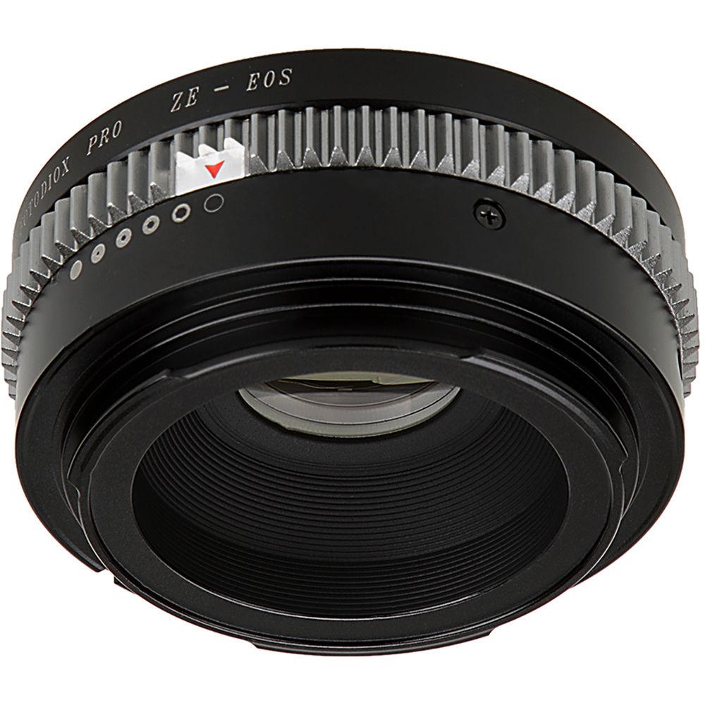 FotodioX Pro Lens Mount Adapter with Generation v10 Focus Confirmation Chip for Mamiya E-Mount Lens to Canon EF or EF-S Mount Camera