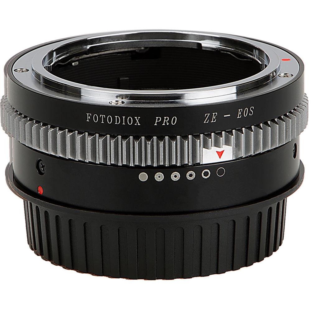 FotodioX Pro Lens Mount Adapter with Generation v10 Focus Confirmation Chip for Mamiya E-Mount Lens to Canon EF or EF-S Mount Camera