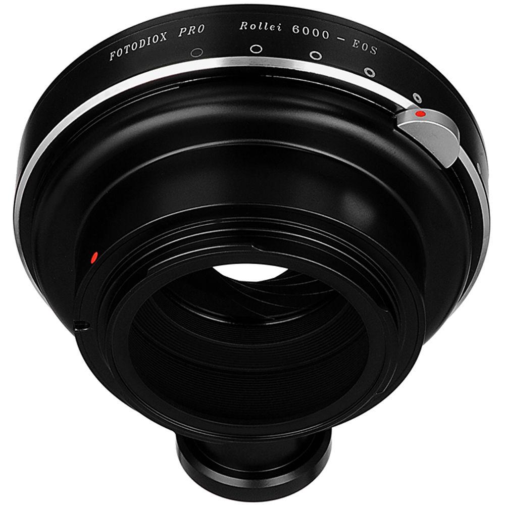 FotodioX Pro Lens Mount Adapter with Generation v10 Focus Confirmation Chip for Rolleiflex 6000-Mount Lens to Canon EF or EF-S Mount Camera