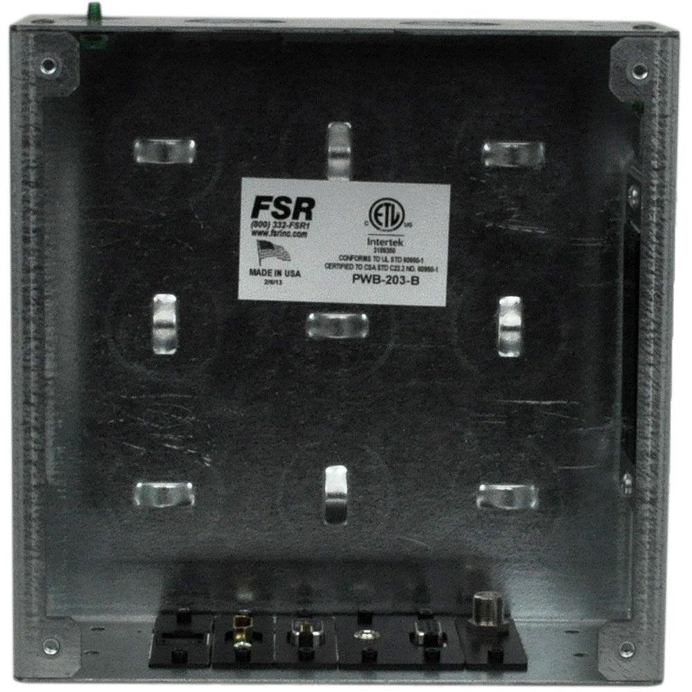 FSR PWB 203 Wall Box with 6 IPS and 2 AC Gang, Thin Wall