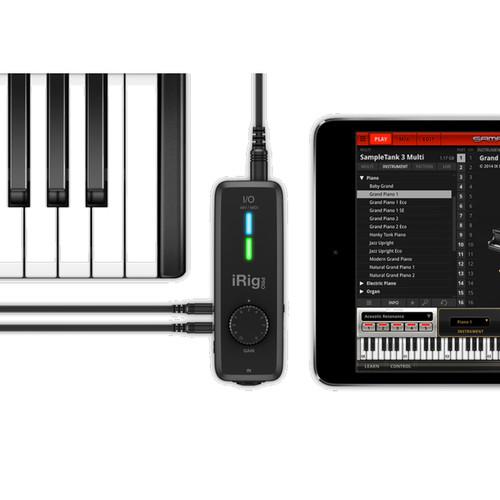 IK Multimedia iRig Pro I O Audio and MIDI Interface for Mac, Windows & iOS