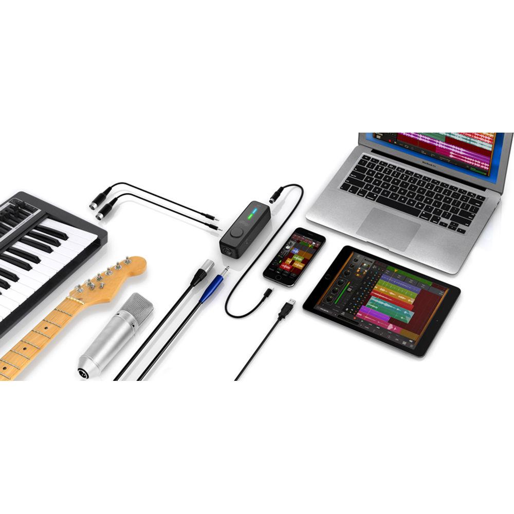 IK Multimedia iRig Pro I O Audio and MIDI Interface for Mac, Windows & iOS