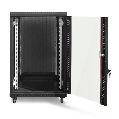 iStarUSA Claytek WNG1810-KBR1U Knock-Down Server Cabinet with 1 RU Sliding Drawer