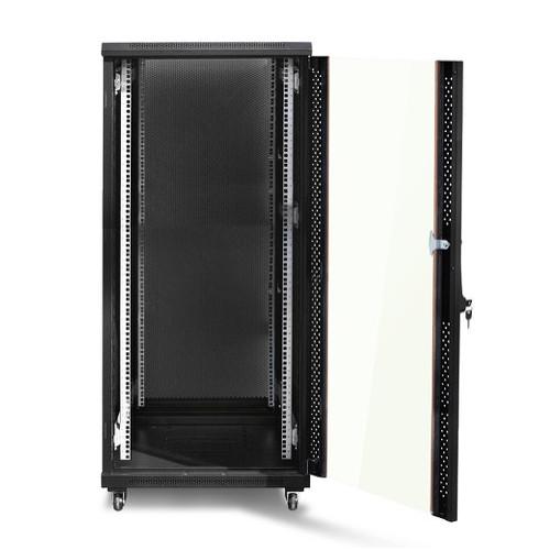 iStarUSA Claytek WNG2710-KBR1U Knock-Down Server Cabinet with 1 RU Sliding Drawer