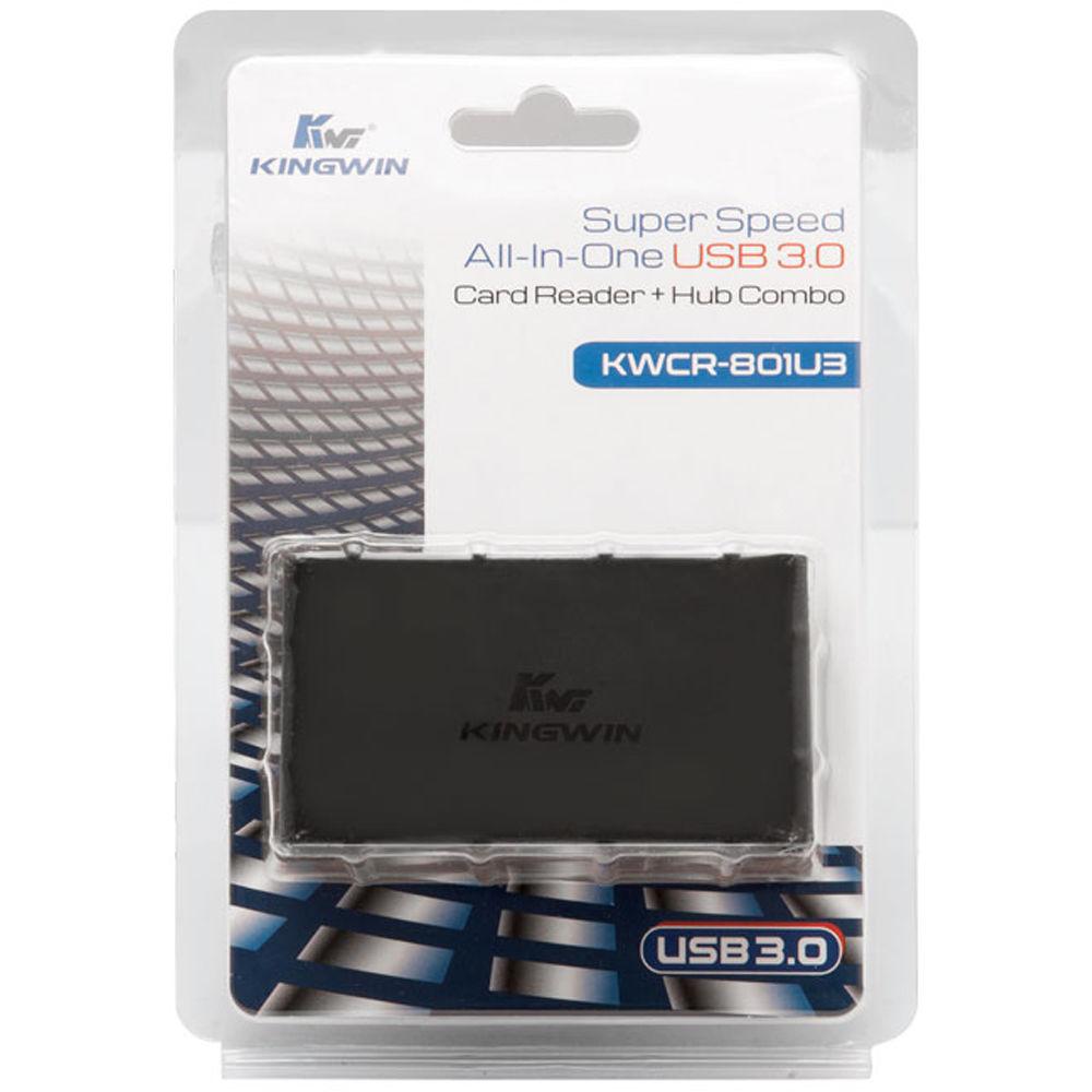 Kingwin SuperSpeed USB 3.1 Gen 1 Mini Combo Card Reader